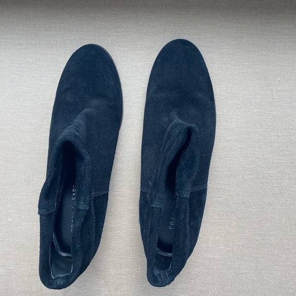 Franco Sarto Mako Black Suede Booties - Picture 5 of 8